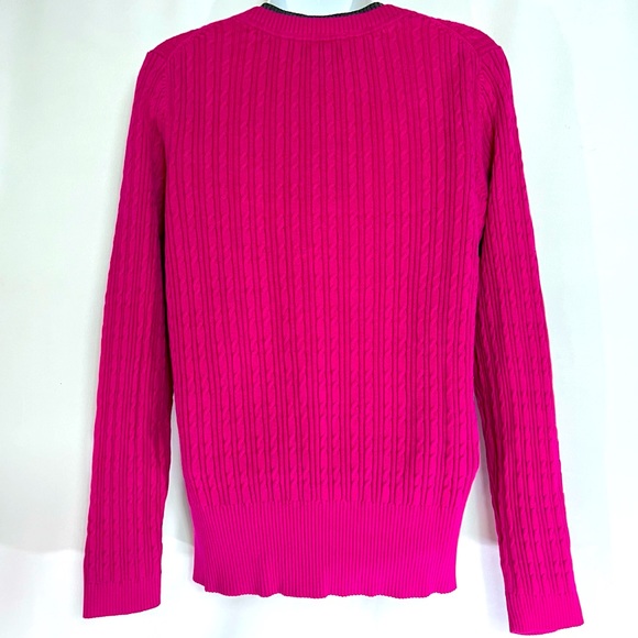 Tommy Hilfiger | 100% Cotton | Cable-Knit Sweater | Sz Lg - Picture 3 of 6